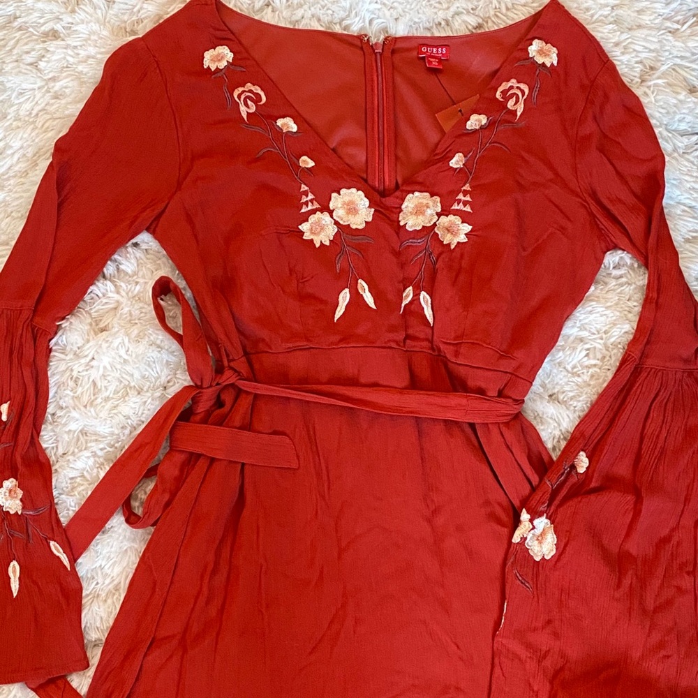 GUESS Embroidered Dress - Picture 2 of 8